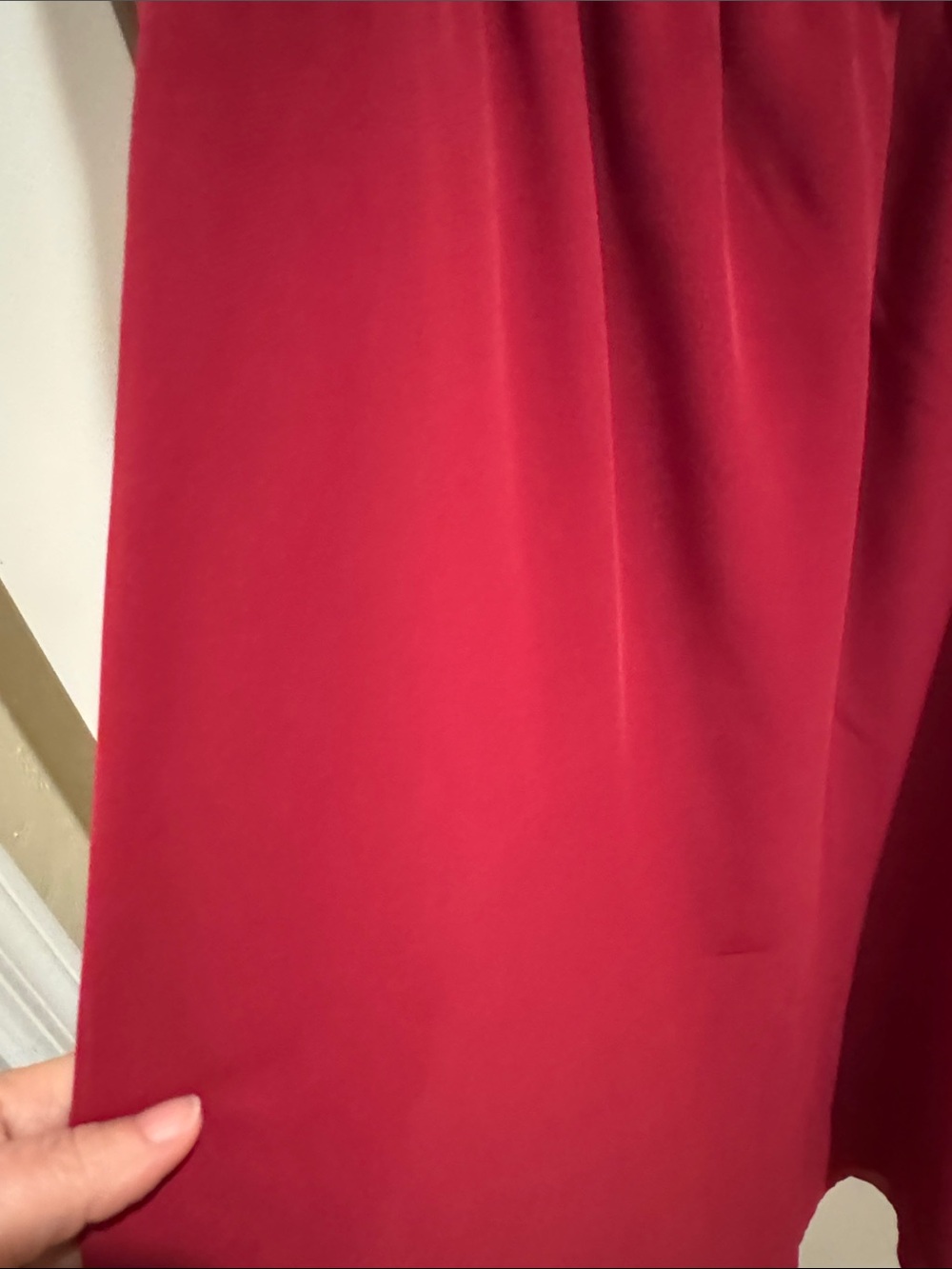 One-Shoulder Ruffle Wrap Dress - Picture 5 of 8